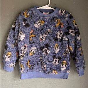 Disney Toddler Blue Fleece Sweater and Pant Set